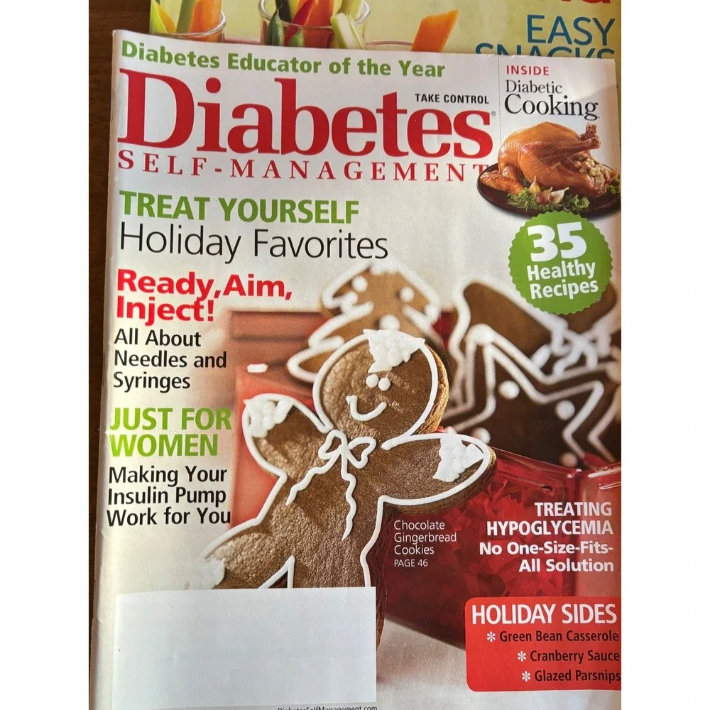 Lot of 6 Diabetic Living Diabetes Self-Management Magazines 2014 Healthy Recipes